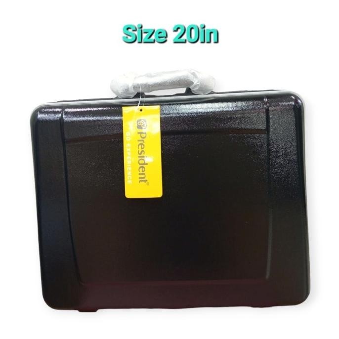 Tas Kantor Briefcase Hardcase President size 20inch Koper Uang HC