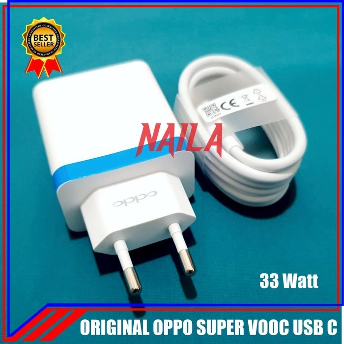 Charger Copotan Oppo Reno 7 4G 33Watt Super Vooc Type C Ori 100%