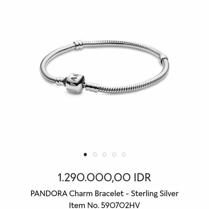 pandora moments bracelet size 17 original