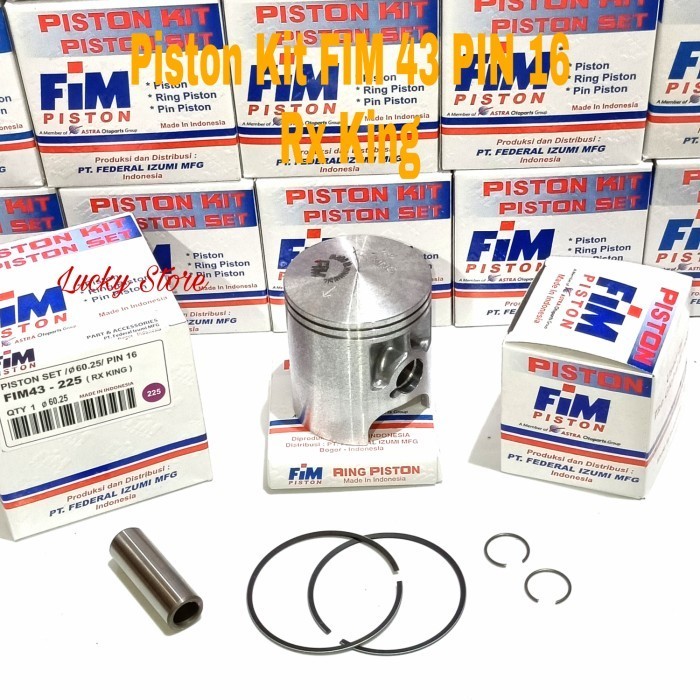 PISTON KIT FIM 43 RX KING ORIGINAL FIM,OS 150-175-200-225-250-300