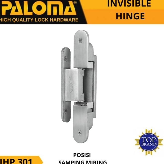 Paloma Ihp 301 Invisible Hinge Paloma Engsel Pintu Tanam Stainless 304