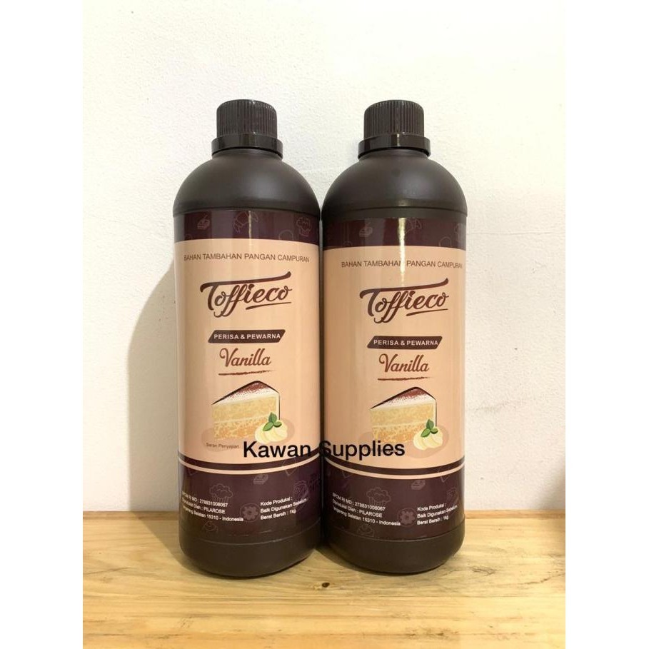 

Toffieco Pasta Vanilla 1Kg Perasa Vanila Kue Cookies Minuman