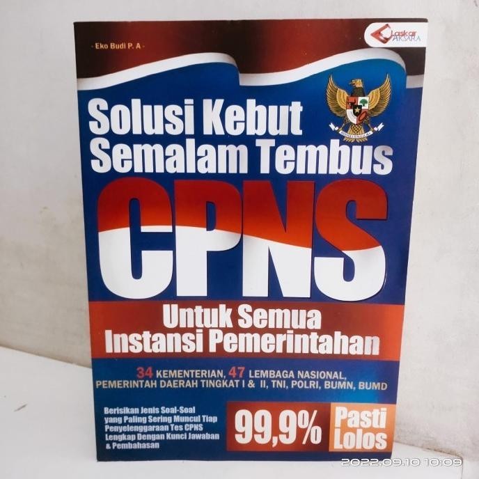 

Buku Murah - Buku Solusi Kebut Semalam Tembus CPNS