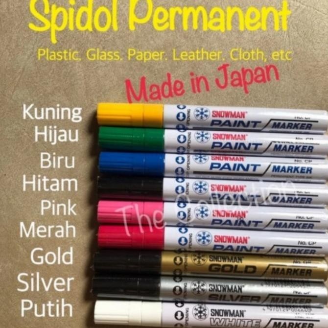 

Spidol Paint Marker Snowman White Sebox (12Pcs