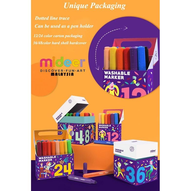

Mideer Washable Marker - 24