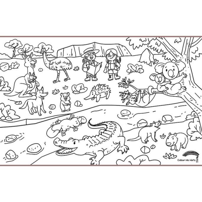 

Colour Me Mats - 12 Design Regular Mats