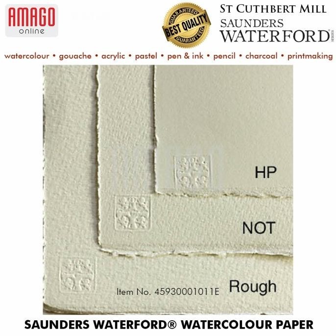 

Saunders Waterford Watercolour Paper Cp - White - 20 Lbr - 410X310 Mm