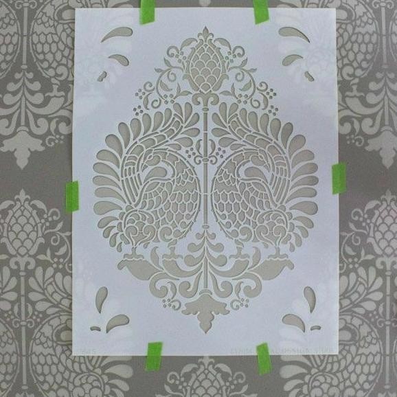 

Stencil Dinding Motif Batik Merak Ukuran 50X35 Cm Bahan Tebal