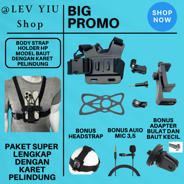 Body Strap Holder Hp Di Dada Motovlog Smartphone Mounting Holder Dada