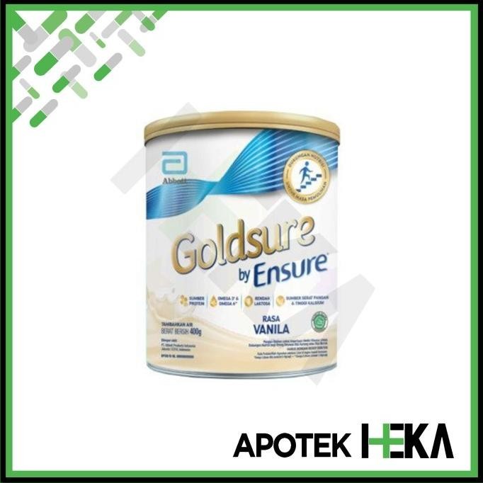 

Goldsure by Ensure 400 g / 900 g - Susu Nutrisi Dewasa Masa Pemulihan H24S