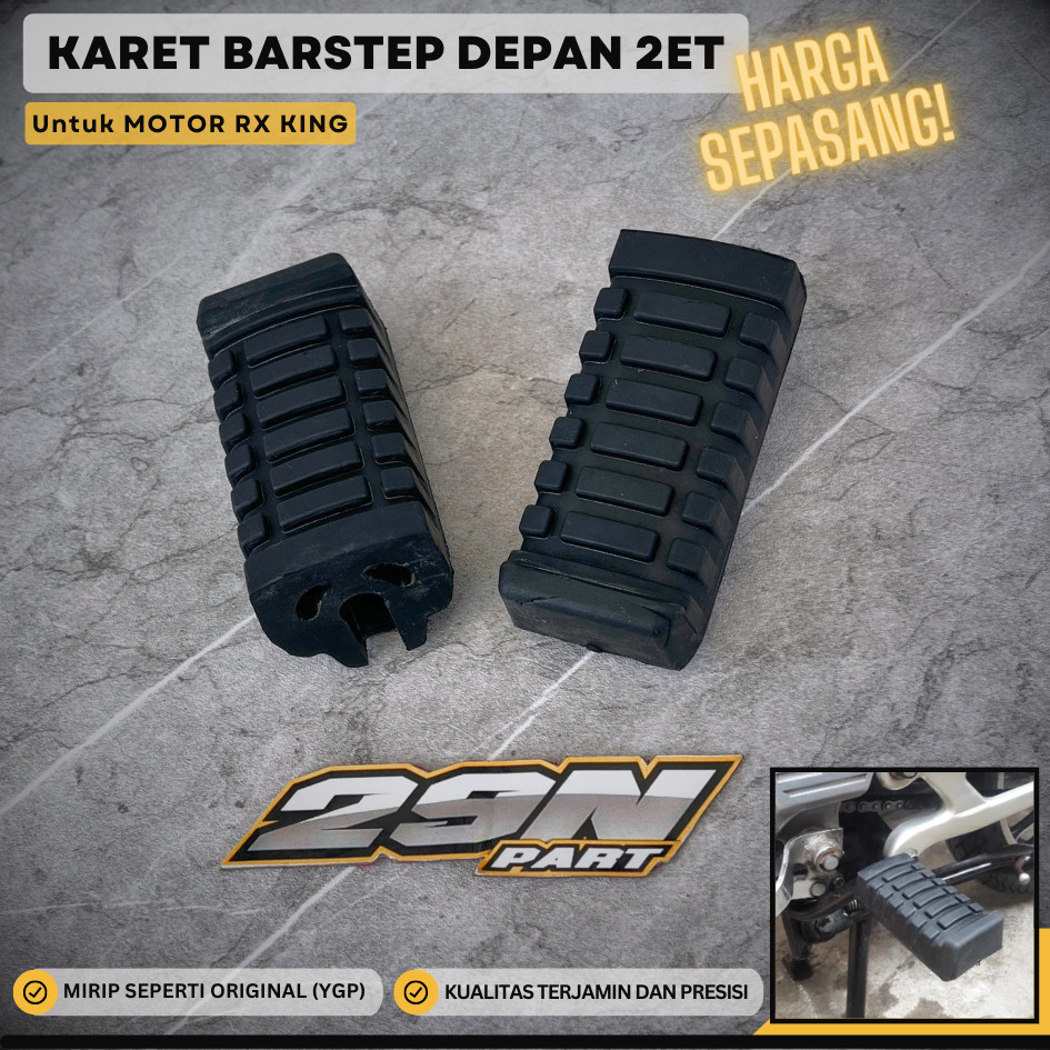 KARET FOOTSTEP KARET STEP DEPAN RX KING RXKING MASTER NEW RXK 2ET 2-ET