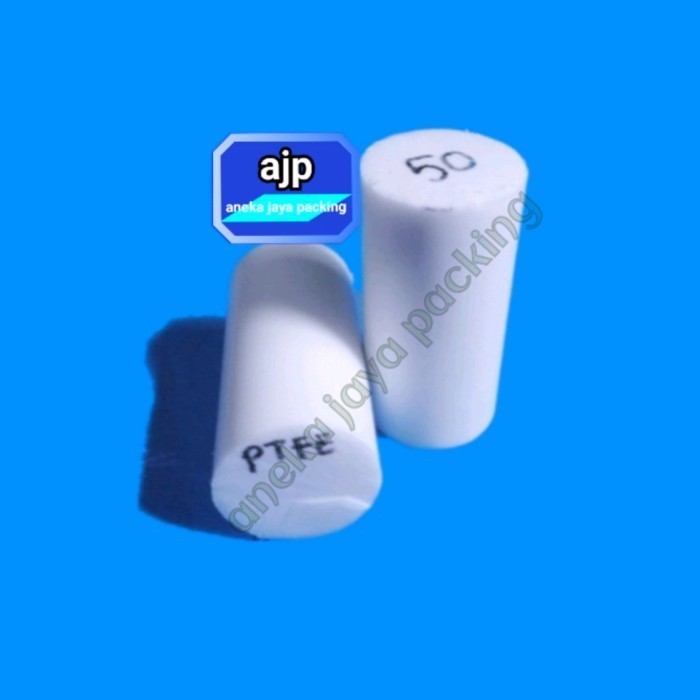 teflon rod 50mm x 10cm as ptfe batangan