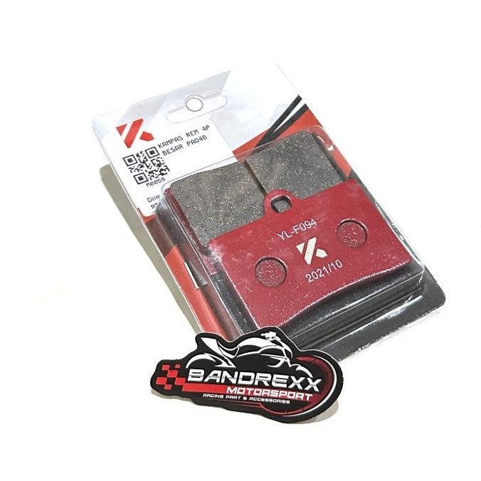 Kampas Rem Ktc-Kytaco 4 Piston For Kaliper Ktc Kytaco Bre-Crm-Mtf-Yhs