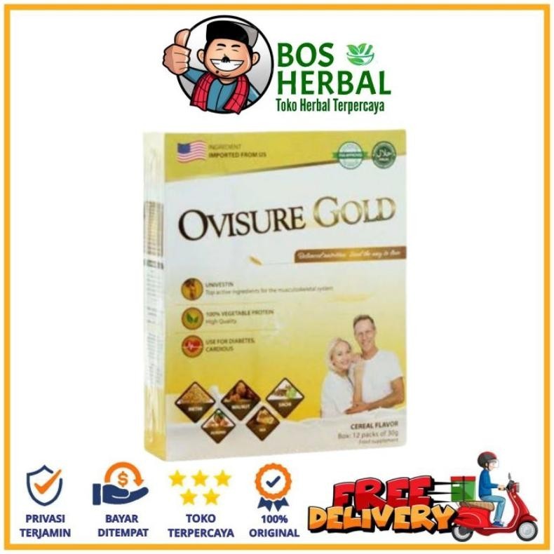 

PRODUK TERBARU OVISURE GOLD SUSU 1 BOX OBAT VITAMIN TULANG DAN SENDI SYARAF KEJEPIT REMATIK ORINAL ASLI