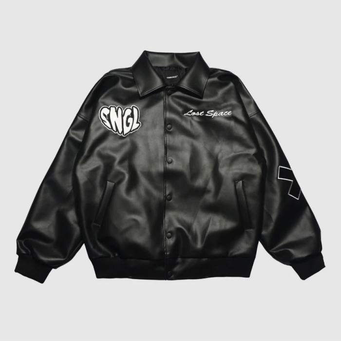 SAINANGEL - VARSITY ICON LEATHER - JACKET VARSITY LEATHER UNISEX