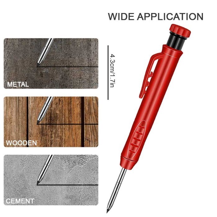 

Terlaris Pensil Tukang Solid Carpenter Marking Besi Kayu Tembok SALE
