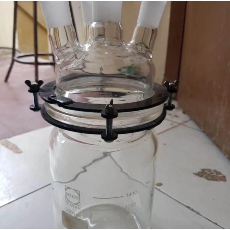 Reactor Glass, Vessel Reactor 2000ml Duran