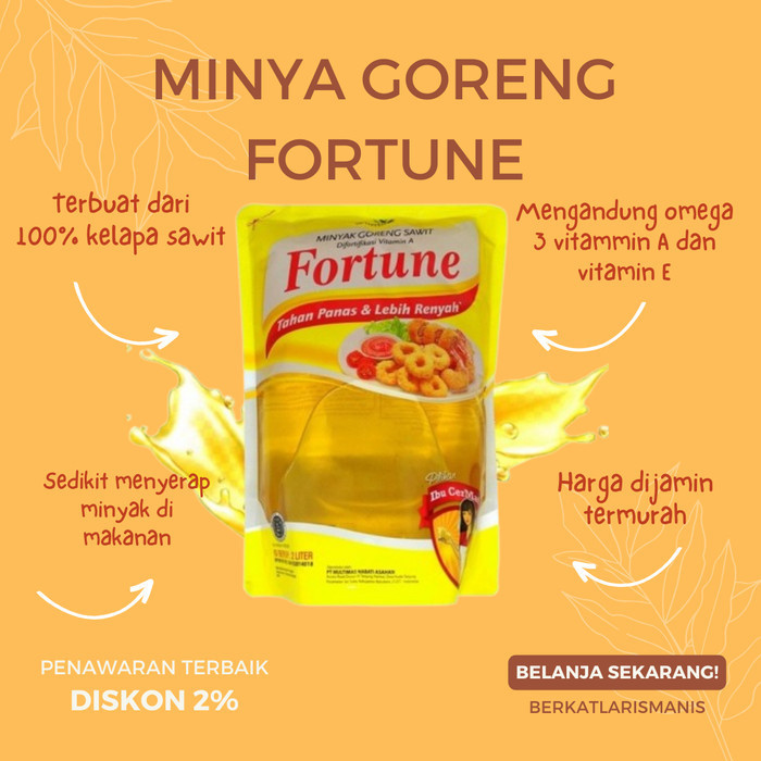 

MINYAK GORENG FORTUNE KEMASAN REFILL