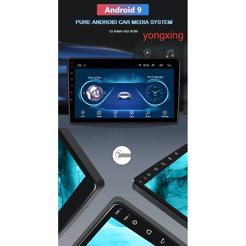Head Unit Android Toyota Innova Navigation Bluetooth 10 inch
