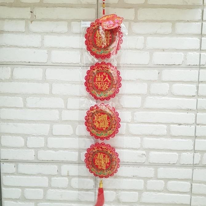 OLH - Banner Gong Xi Fa Cai Imlek Garland Gantungan Sincia Kain Bludru Murah TERLARIS