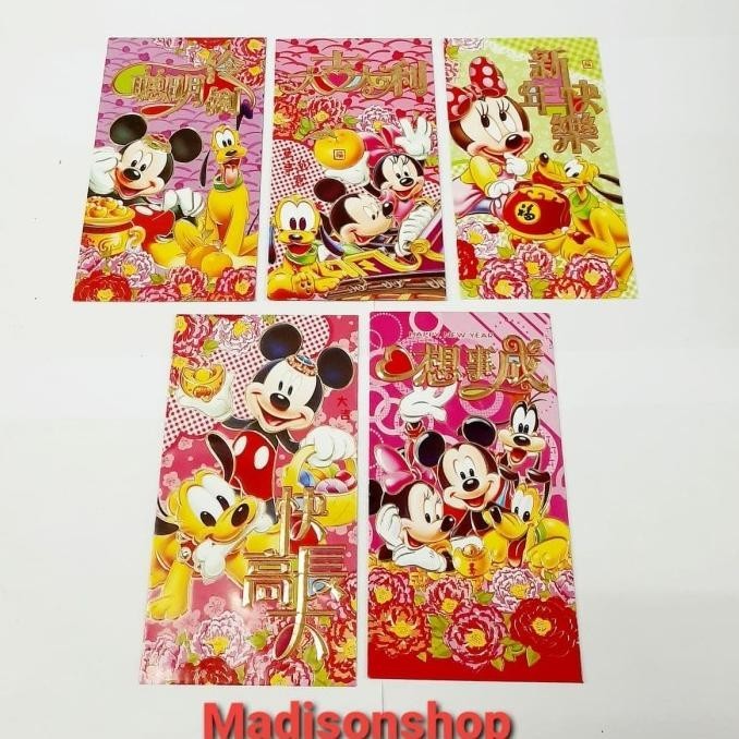 

OLH - Angpao Panjang Mickey Mouse Angpau Kado Anak Murah Amplop Uang Sincia TERLARIS