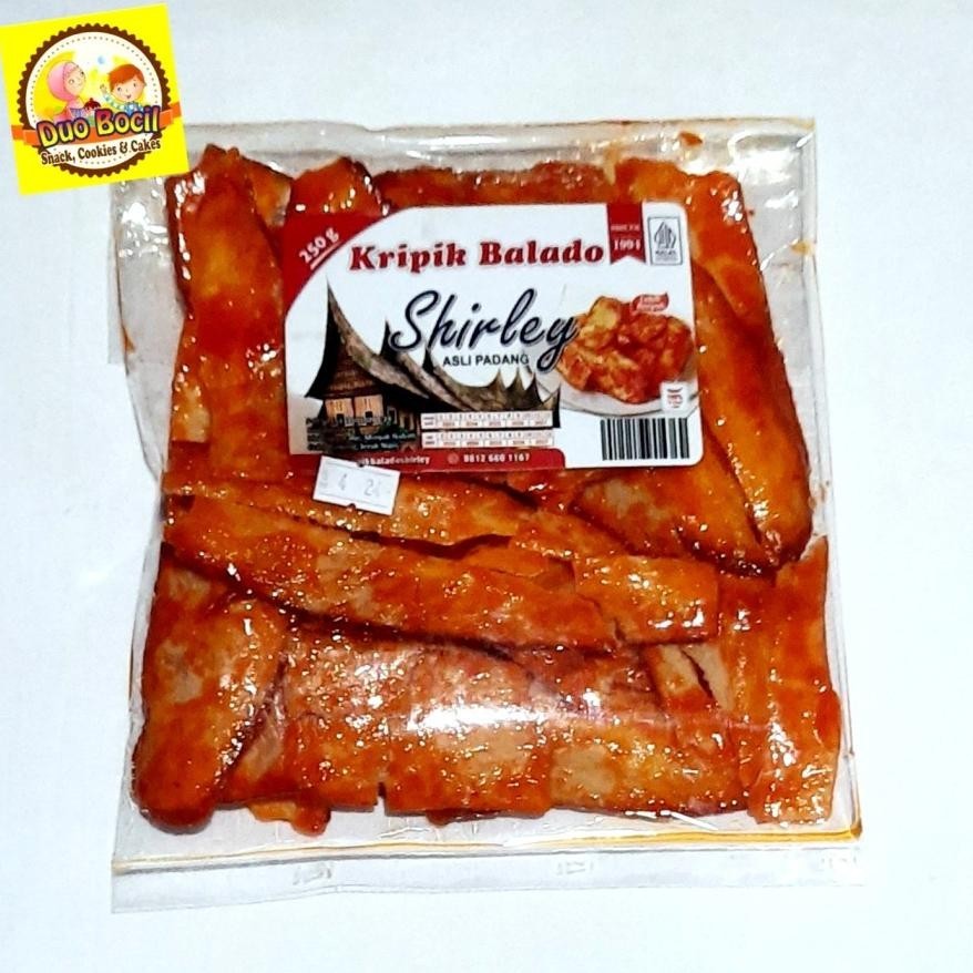 

SHIRLEY Keripik Singkong Balado Pedas 250 Gram - Duo Bocil Snack