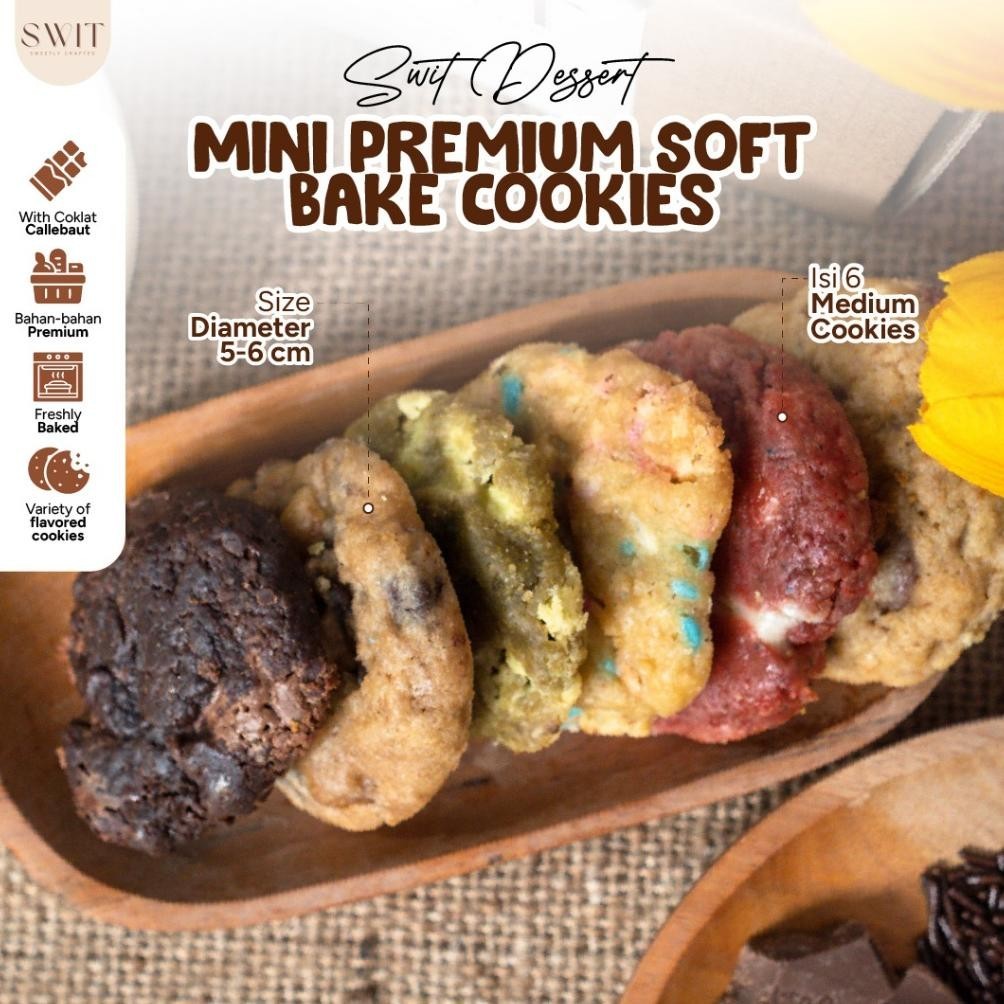 

Soft Cookies Bake Mini Premium Isi 6 Snack Kekinian By Swit Dessert