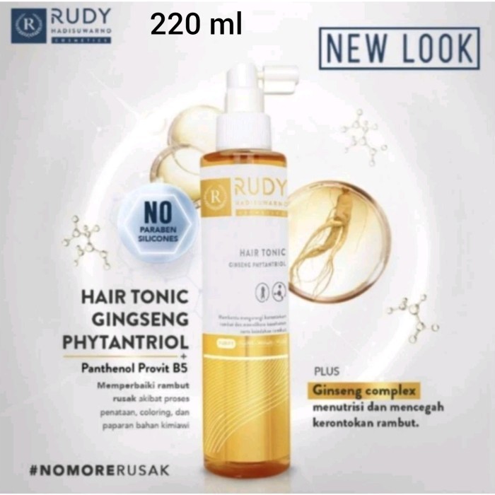 Rudy Hadisuwarno Hair Tonic Ginseng Plus Phytantriol 220 Ml
