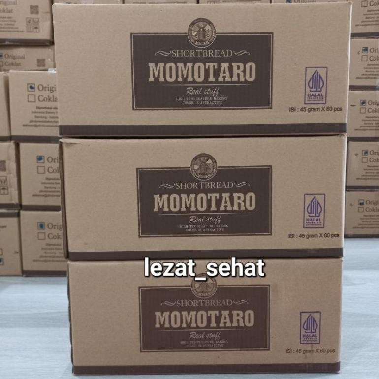 

Roti Momotaro cookies 1 dus isi 60pcs varian ORIGINAL, COKLAT dan KELAPA