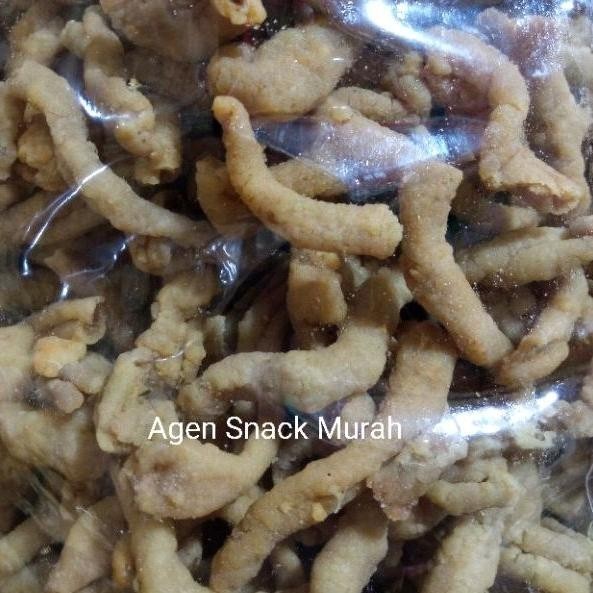 

KERIPIK USUS AYAM 500GR (1/2KG) - USUS TEPUNG -CEMILAN LAUK