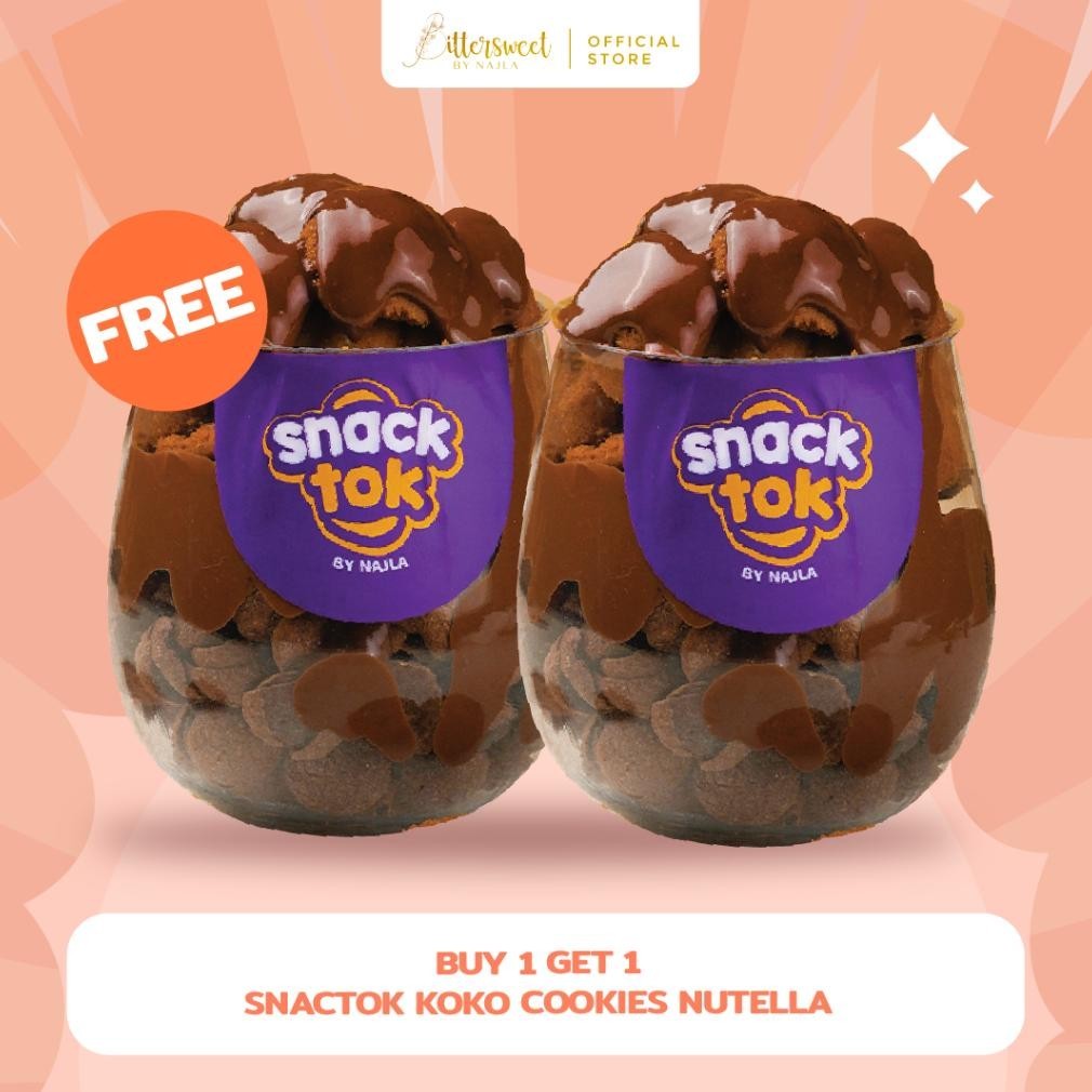 

Bittersweet by Najla - Buy 1 Get 1 Snacktok Koko Crunch Cookies Nutella