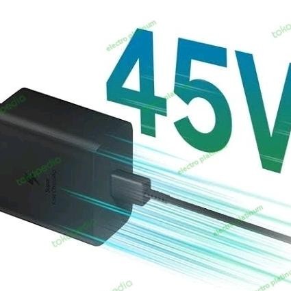 Travel Adapter Samsung 45 Watt Super Fast Charging Kepala Charger 45W
