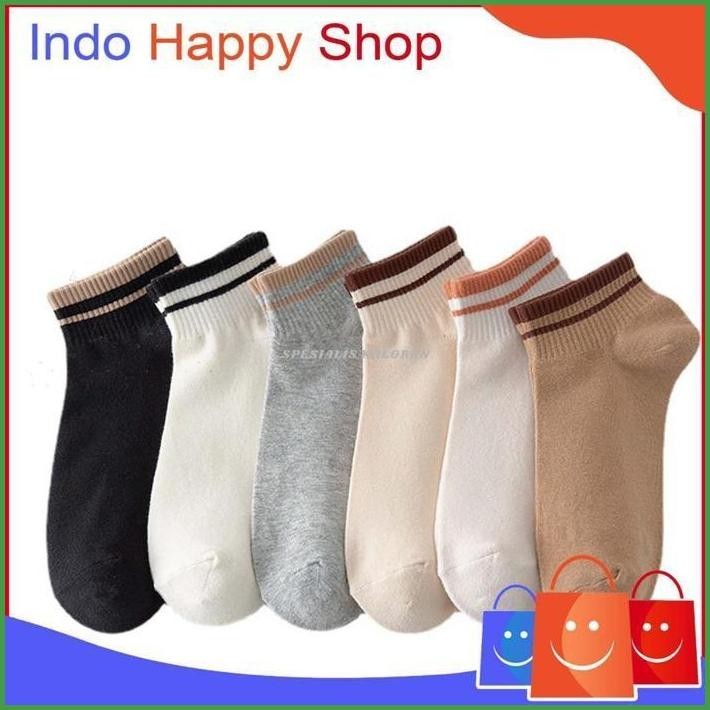 Kaos Kaki Pria Wanita Motif garis