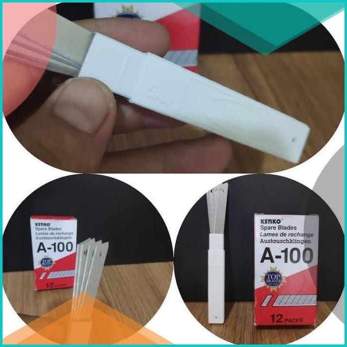 

Refill Cutter KENKO A100 isi Ulang pisau kecil A 100 5 pcs 13m4yZ4 par