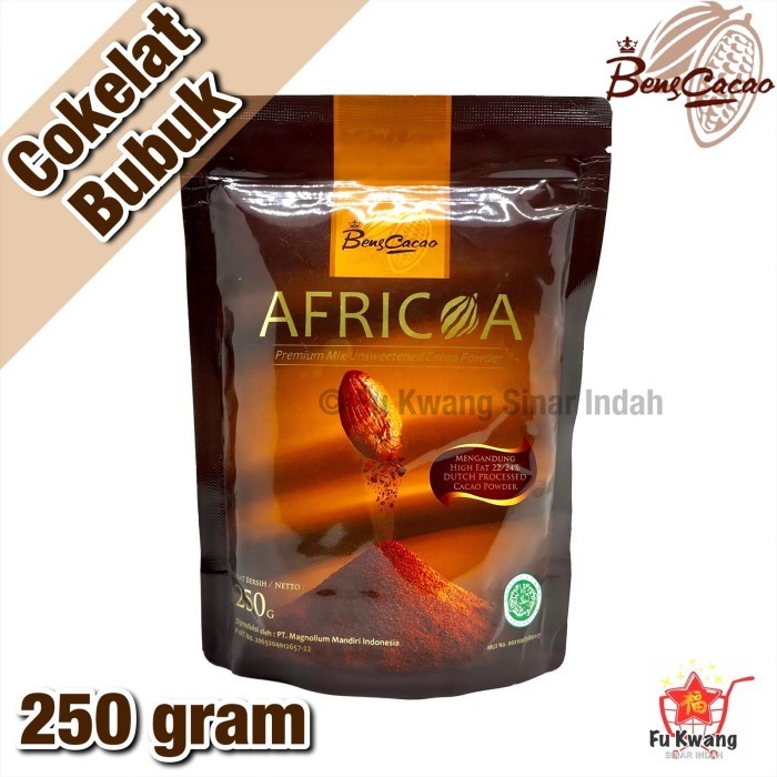

Terlaris Benscacao Africoa Cocoa Powder Coklat Cokelat Kakao Bubuk 250 gram SALE