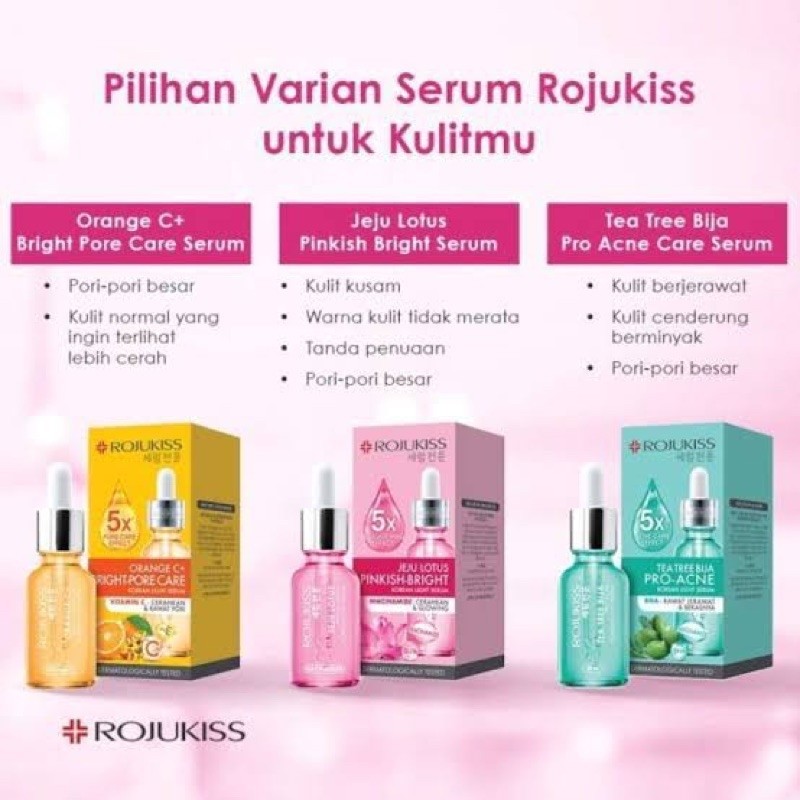 Rojukis Korean Light Serum/8ml/30ml - Cinta Kosmetik