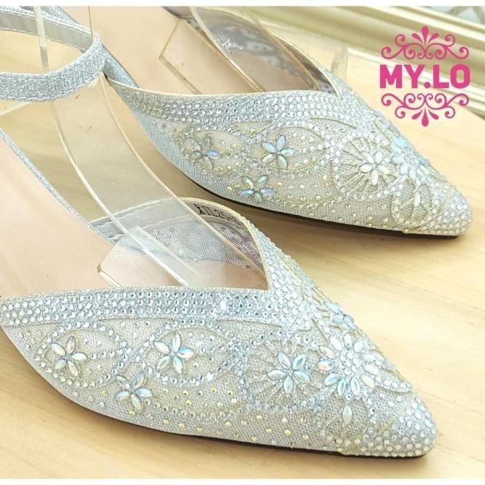 Ready Stok Sandal Pesta Heels Wedding Wanita Sendal Nikah Lamaran Olilavawa