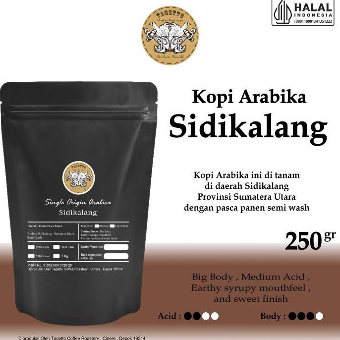

KOPI ARABIKA SIDIKALANG 250GR BIJI / BUBUK | SPECIALTY ARABICA COFFEE