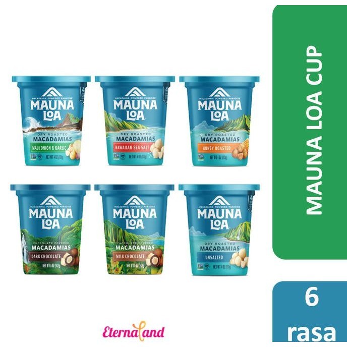 

Mauna Loa Macadamias Cup - kacang macadamia impor usa