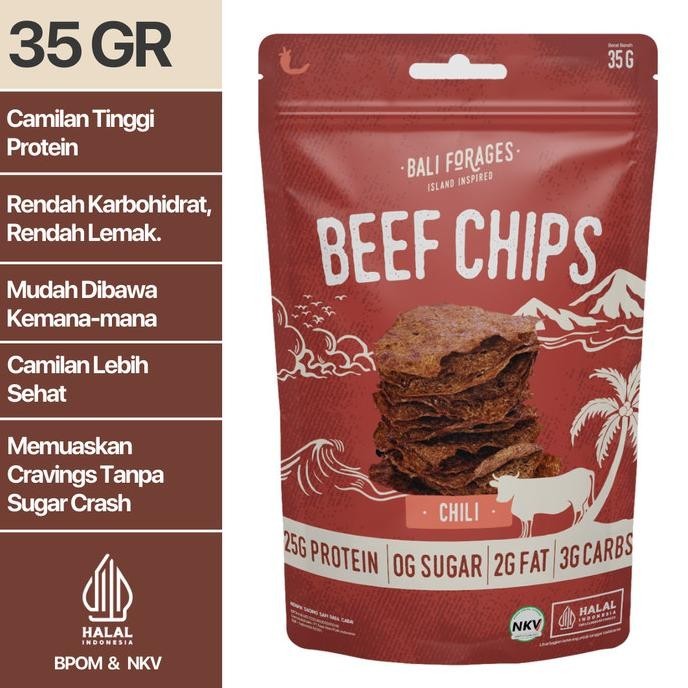 

Beef Chips Chili Crispy Bali Forages Keripik Daging Sapi Krispy