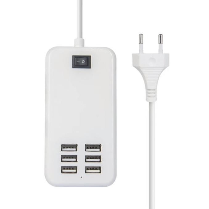 Adaptor Usb Charger 6 Port / Charger Usb 6 Port / Travel Usb