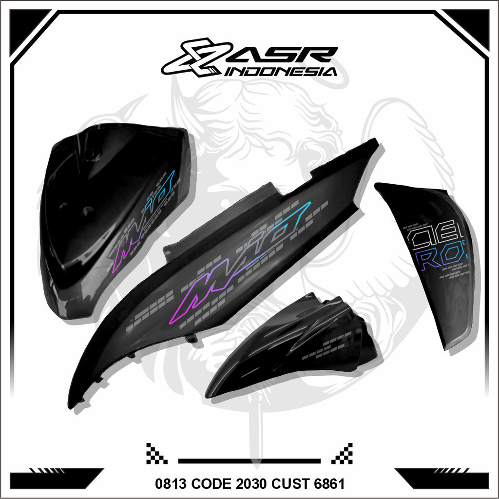 STRIPING MIO URBAN MIO J THAILAND LAMA J GARNIS STICKER STOCK STIKER MIO URBAN