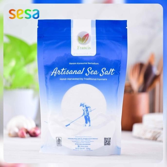 

Francis Artisanal Sea Salt 500 g | Garam Laut Artisanal 500 Gram