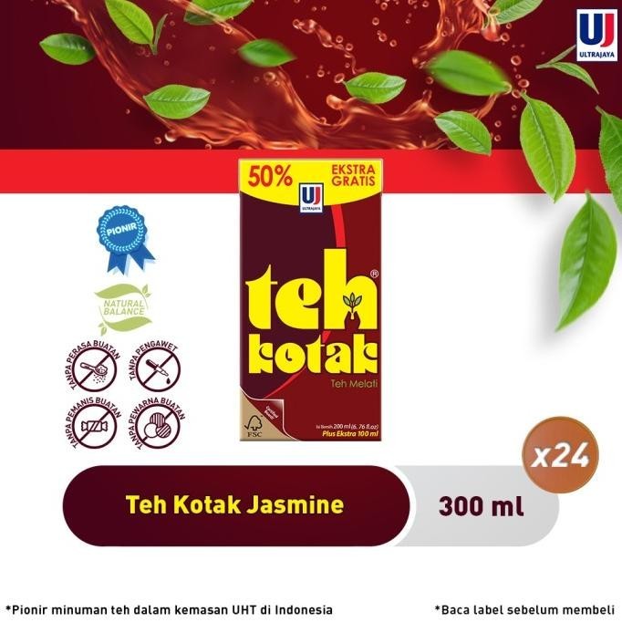 

Teh Kotak Jasmine 300ml - 1 Dus Isi 24 pcs