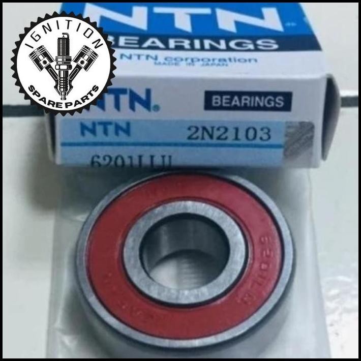 BALL BEARING BERING 6201LLU 6201 LLU NTN ORIGINAL