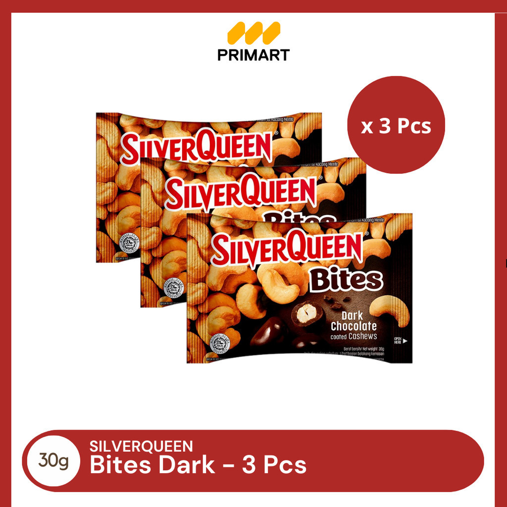 

Silver Queen Coklat Bites Dark 35 gram - 3 Pcs