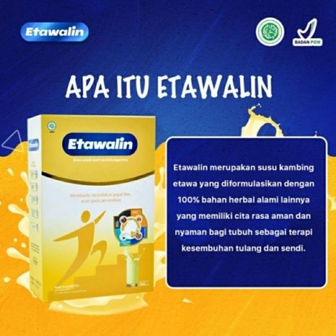 

ETAWALIN ORIGINAL SUSU KAMBING ETAWA ATASI MASALAH NYERI SENDI TULANG HTS