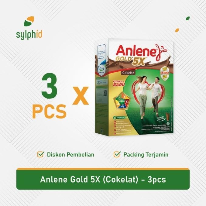 

Anlene Gold 5x Cokelat 850gr / Susu Coklat Dewasa / Tulang Sendi Otot HTS