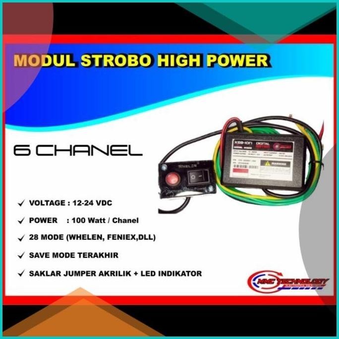 Modul Strobo Led Arduino 6 Chanel 6CH 13m4yZ4 tools n parts