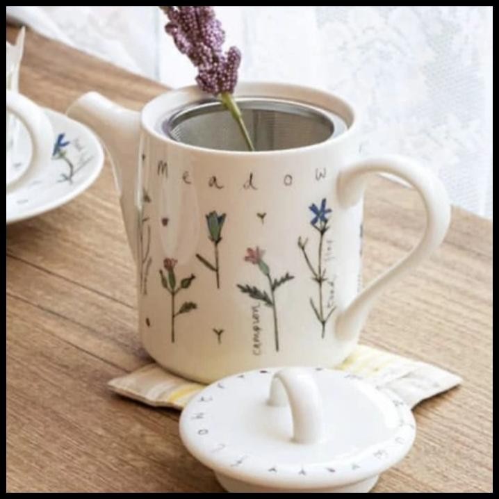 

Tea Pot Filter Stainless Saint James Rachel Baker Meadow Flower